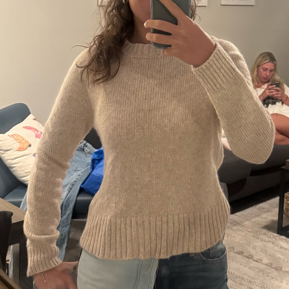 J crew muted multicolor sweater